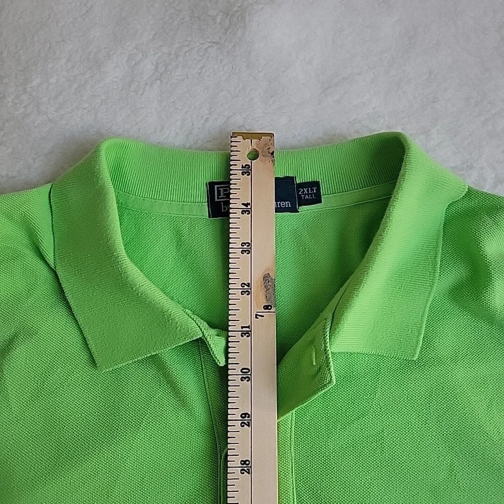 Polo Ralph Lauren Big & Tall 2XLT Vintage Green‎ Short Sleeve Polo Cotton
